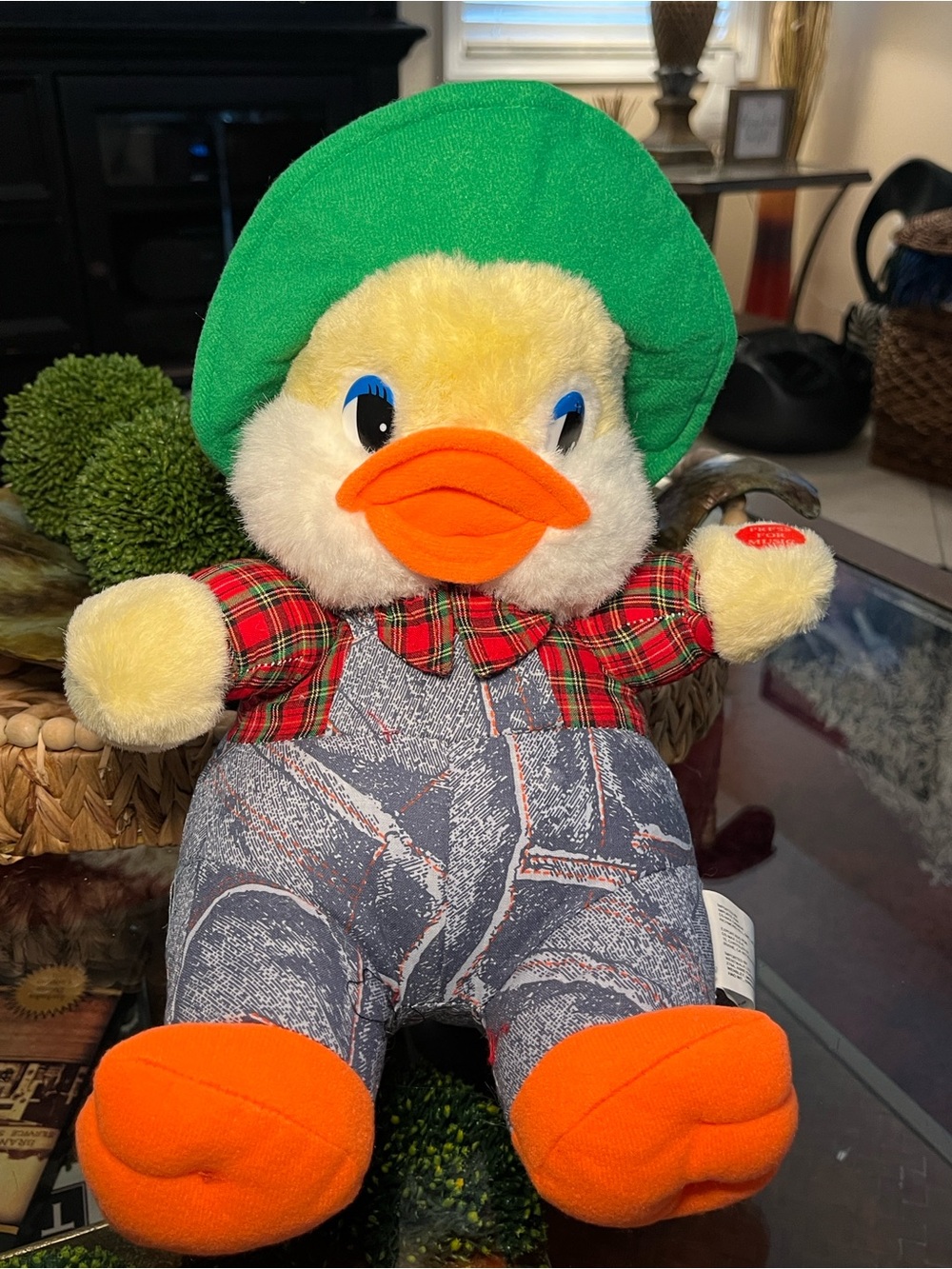 Farmer John Quacking “Singing” Duck